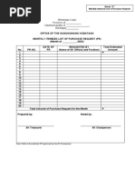 3.7 SK MC Annex e Monthly Itemized Purchase Request SKFPD Policy Template 1 1