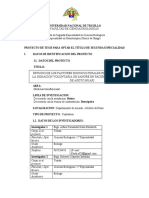 Introduccion Estudio de Los Factores Socioculturales Relacionados Con La Donacion Voluntaria de Sangre en Pacientes Del Hospital de Apoyo Huari