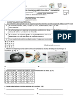 EXAMEN DEL 1ER QUIMESTRE 8avo