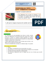 Ficha de Ayuda - Adecuación, Coherencia y Cohesión...