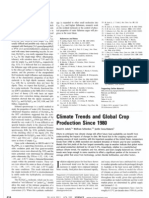 Climate Trends and Global Crop Production Since 1980