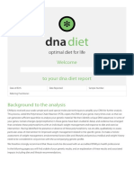 DNA Diet Sample Report PDF