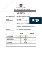 Lab Report W4 - Spot Speed Study (Stopwatch)