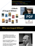 The Life and Work of August Wilson Slide Show