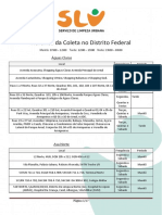 Coleta Convencional Horarios