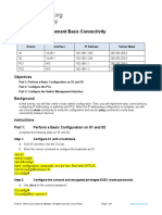 2.7.6 Packet Tracer - Implement Basic Connectivity