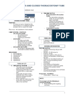 CTT and THORACENTESIS