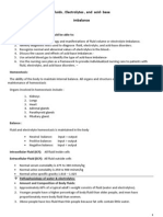 Fluid Electrolytes and Acid-Base Balance