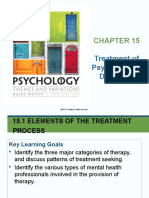 Chapter 15 Treatment of Psychological Disorders