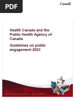 Health Canada Public Health Agency Canada Guidelines Public Engagement