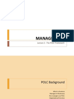 Lecture 2 - The POLC Framework