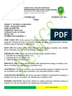 Ss2 Technical Drawing Lesson Plan Week 3