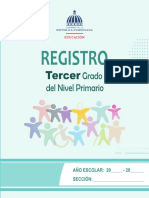 Registro - 3er Grado Nivel Primario