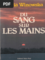 Du Sang Sur Les Mains de Maria Winowska