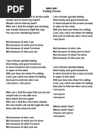 Who Am I Lyrics