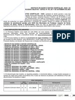 Quadro de Pessoal Das Unidades de Atendimento Geridas Pelo ISGH, Sendo Elas