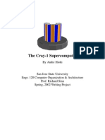 The Cray-1 Supercomputer: by Andie Hioki