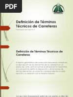 Definición de Términos Técnicos de Carreteras