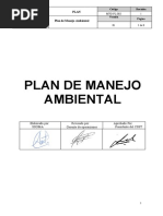 Plan de Manejo Ambiental - Telecomunicaciones