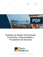 ES-SIG-001 Estándar de Gestión para Empresas Contratistas, Subcontratistas y Proveedores de Servicios