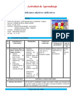 Identificamos Adjetivos Calificativos - Refuerzo Escolar Unidad