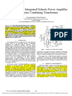 A 2.4 GHZ Fully Integrated Doherty Power Amplifier Using Series Combining Transformer