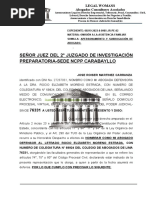 Escrito de Apersonamiento Juzg Investigación Preparatoria