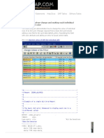 Changing SAP ALV Row Colour