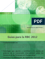 RBC y Fortalecimiento - Guías para La RBC OMS - 2012