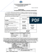 B.ed Semester II, IV Regular & Backlog & Semester-I, III Backlog Fee Notification August-2023