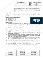 7.5-01. P Procedimiento Control de La Informacion Documentada