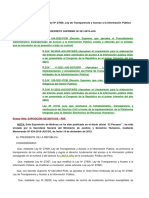 Texto Único Ordenado de La Ley #27806, Ley de Transparencia y Acceso A La Información Pública