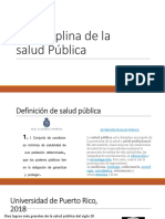 La Disciplina de La Salud Pública