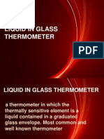 Liquid in Glass Thermometer