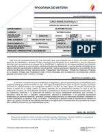 Programa Rehabilitación Bucal Ii Octavo Semestre