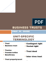 Bizenta - 2016 Unit 3 Business Trusts Ls