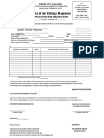 APPLICATION FOR GRADUATION - Xls (Compatibility Mode)