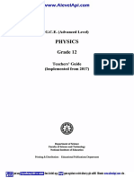 PHYSICS TEACHERS GUIDE 2019 GRADE 12 ENGLISH MEDIUM AlevelApi PDF