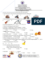 Pre Test in EnGLISH 1st Sem With TOS 2023 24