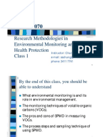 Env Monitoring Class 1