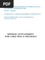 Mos - Tray & Trunking - Thales Project