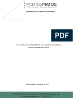 Parecer - Parecer Jurídico Sobre A (In) Possibilidade de Acumulação de Cargos Públicos, Vencimentos e Dedicação Exclusiva