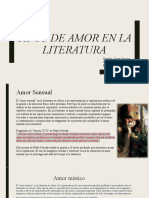 Tipos de Amor en La Literatura