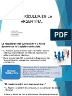 El Curriculo en Argentina