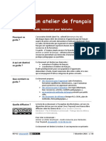 FLE Pédagogie - Animer-Un-Atelier-De-Français - Guide-Ressources-Pour-Bénévoles