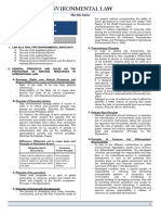 Morillo Notes ENVIRONMENTAL LAW MORILLO