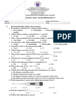 Math5 Diagnostic Test