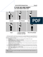 2019 20 Line Judge Signals