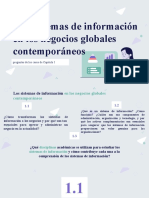 Sistemas de Información en Los Negocios Globales Contemporáneos