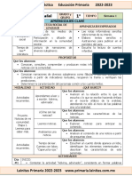 Marzo - 1er Grado Español (2022-2023)